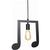Generic Lampadari da soffitto, Lampada a Sospensione con Nota Musicale nordica, lampadario Moderno con Design in Ferro battuto per soffitti di Loft, Arredamento per ristoranti e Bar - Lamp