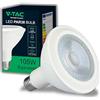 V-TAC Lampadina LED PAR38 con Attacco E27 12,8W (Equivalenti a 105W) - 930 Lumen - Lampadine LED con Massima Efficienza e Risparmio Energetico - Luce Bianca Fredda 6500K