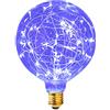 KINGCOO Lampadina Vintage,KINGCOO G95 E27 3W Globe Edison Lampada Lampadine LED Luce Stella Lampadine a Incandescenza per Bambini Atmosfera,per Interni e Lampadine a Risparmio Energetico per Casa (Blu)