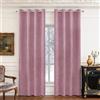 Ystyle Tende Oscuranti per Interni 2 Pezzi, 140x280 CM, Rosa | Tende con Anelli Velluto Moderne, Tenda Termica Isolante Freddo e Caldo, Curtains Ideali per Camera da Letto e Soggiorno