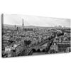 GP TONER Quadro su tela Parigi in bianco e nero Francia 80X40