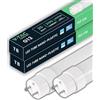 V-TAC 2x Tubo LED 150 cm - T8 G13-20 W - 2100 lumen - Chip Samsung - Tubi LED per Soffitto, Parete, Garage, Tenda - Tubo LED forma T8 - Sostituzione neon - Luce 4000 K Bianco Naturale