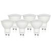 Sigmaled lighting - Faretto LED GU10 5W (equivalente 40W), Luce bianca NATURALE 4000K, 450 lumen, Spot led GU10, 50x57mm angolo 100°, NON DIMMERABILE, PACK 6 pezzi