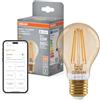 OSRAM Lampada LED SMART+ A53 6W E27 filamento dorato | SMART+ MATTER Filament Dimmable Classic, LED Lamps, Oro, 15000 h, confezione da 1