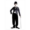 Posterlounge Charlie Chaplin with Bamboo Stick Poster | 40 x 60 cm Nero e Bianco Quadri Decorazione per pareti