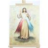 Proposte Religiose Tela Effetto Dipinto - Telaio in Legno Cm 30X40 - MADE IN ITALY (Gesù Misericordioso)