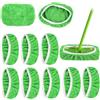 NVIYAM 8 Panni per Pavimenti Swiffer, Panni Lavapavimenti Riutilizzabili 25,4 X 11,5 Cm, Scopa Bagnati per Swiffer Sweeper Dust Mop, Panno Lavabile per La Pulizia di Pavimenti Duri, Pavimenti In Legno, Mocio