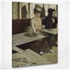 CheQuadro! L'assenzio Edgar Degas, quadro grande stampa su tela di alta qualità, fine art, intelaiato pronto da appendere bsa18-40x30 cm