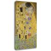 Printerland Quadro Moderno Verticale Klimt Bacio Quadri moderni da Parete XXL grande Stampa su tela Canvas Decorazione Murale muro Soggiorno Arredo Camera da letto Cucina printerland.it (30x70 cm, klimt2)