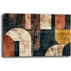 Printerland Quadri Moderni Soggiorno Verticale Astratto Industrial Quadro moderno Shabby chic da Parete XXL grande Stampa su tela Canvas Decorazione Murale muro Arredo Camera da letto Cucina (4, 50x100 cm)