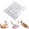 Generic Coperture per alimenti usa e getta con elastico per ciotole e piatti | Coperture per alimenti in plastica elasticizzata, riutilizzabili, elastiche, trasparenti, per cucina