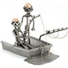 Steelman24 I Omini di Viti Pesca D'Altura I Idee Regalo Originale I Soprammobili in Metallo I Modellino
