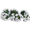 C.X.Y. 144 bacche (Set 12 Fiori da 12 pistilli bacche) bomboniera confezione scatola fiore fai da te (BIANCO)