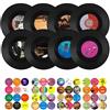 Jlnmmn Disco In Vinile Retrò, 8 Pezzi In Stile Casuale, Parete Decorativa per Dischi in Vinile, Decorazione Da Parete, Pour Bar, Feste
