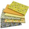 aufodara 6 Pezzi 50 x 80 cm Tessuto Artigianale Tessuti Tessuto Cotone Grande Stoffa Patchwork Cucito Creativo Stoffe a Metro Materiali per Hobby Creativi Fatto a Mano (Giallo)