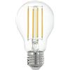 Eglo connect.z Smart Home lampadina Led E27, A60, ZigBee, app e controllo | vocale, dimmerabile, bianco caldo, 806 lumen, 6 W, lampadina vintage chiara
