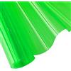 XHT 30 x 135 cm vinile trasparente in PVC, 0,4 mm neon tinta unita tessuto impermeabile super trasparente a specchio rotolo per realizzare fiocchi handags decorazioni fai da te, verde