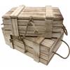 UNUS Set di 2 scatole in legno con coperchio, scrigno del tesoro, marrone | Scatola regalo