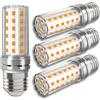 JIUYUAN 4 Pezzi 12W LED E27 Lampadine LED di mais, 100W equivalenti a incandescenza, Luce Bianca Calda 3000K 1450LM, CRI>80+, non dimmerabile, Nessun Sfarfallio, Edison mais Lampadina