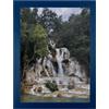 Wallazz Cornice Porta Puzzle 1000 Pezzi 50,4x70,4 cm Blu - Cornice per Quadri e Puzzle, Frontale Trasparente in Crilex, Made in Italy - Design Elegante da Parete