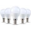 V-TAC - Lampadina a LED E14 P45, forma a goccia, 7 W (sostituisce 45 W), luce bianca diurna, confezione da 5