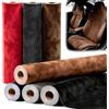 mawmuaw Tessuto Cielo Auto Adesiva 43x300 cm Tessuto Autoadesivo in Microfibra Marrone Caffè Elasticizzato Pellicola Velluto Adesivo Pelle Scamosciata per Cruscotto Interni Auto Decorazioni Cassetto