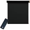h PERSONALIZZATO - Tenda a rullo elettrica per protezione solare, nera, 5% trasparente, incl. Motore (230 V) e trasmettitore, (1 pezzo)