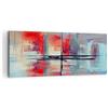 ARTTOR Quadri Moderni su Tela 120x50 cm Stampe da Parete Astratto - 5471 | CIAO Astrazione Moderno Quadro Decorativo 1 pezzo Soggiorno Camera da Letto Arte da Parete Decorazione da Parete ARTTOR