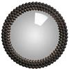 CHEHOMA Specchio convesso a sfere nere, 18 cm