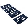 Ausi 4 paia di fibbie adesive per maniche, strisce per maniche, fibbia, chiusura per maniche, 8,8 x 3,8 cm, maniche sartoriali, nastro adesivo, sartoria
