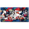 Giallobus - Quadro - La guerra Guernica Pop Art - Tela Canvas Telaio Standard - 140x70 - Pronto da appendere - Quadri moderni per la casa