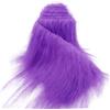 DoIove Tessuto in pelliccia sintetica per artigianato Lavanda, Peluche Shaggy Craft 5 x 170 cm per barba da Babbo Natale/gnomo fai-da-te, fursuit, costume cosplay di Halloween di Natale fatto a mano
