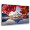 Printerland Quadri Moderni PAESAGGIO MONTAGNA Giapponese Lago Quadro moderno da Parete XXL grande Stampa su tela Canvas Decorazione Murale muro Soggiorno Arredo Camera da letto Cucina (30x50 cm, 3)