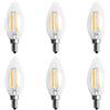 YUMIN 6X Lampadina Dimmerabile E12 4W COB A di A LED 10 x 3,5 cm