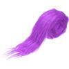 PATIKIL Strisce Pretagliate Tessuto Pelliccia Sintetica Peluche, 59 x 2 Nastro Pelliccia Sintetica Soffice, Pelliccia Artificiale per Artigianato, Natale, Viola Chiaro