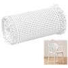 Flewdart 40x120cm intreccio rattan rotolo di nastro riparazione sintetico pvc per mobili sedie armadi fai da te Resistente all'acqua, ai raggi UV e alle muffe (Blanco 40x120cm)