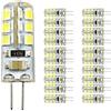 ShenShuai 20 pezzo G4 LED lampade a risparmio AC 220V 240LM 3 Walt è equivalente a lampade alogene da 30W Angolo del fascio di 360 gradi6000-6500K Bianco freddo