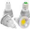 Generic RZL Illuminazione, Confezione da 10, faretto LED COB AC85-265V E27/E14/GU10 3W 5W 7W Lampada dimmerabile, lampadina LED MR16 AC/DC12V Faretto(MR16 12V,Warm White 7W)