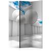 murando - Paravento da Interno 3 Pannelli, Separe Divisorio, 135x172 cm | 3 Pannelli Decorativi, Stampa su Un Lato, Tela in TNT, Pronto all'Uso, Separatore per Camera da Letto, Produzione EU