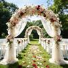 EUBSWA - 3 m x 160 cm di tessuto in organza, tulle rosa al metro, tulle morbido per cucito, tessuto a rete decorativo per decorazioni di Arbor, tende per matrimoni, decorazioni a mano, arco