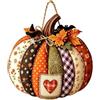 Generico Ghirlanda Autunnale autunnale 40cm Rustica Porta per Ringraziamento | Questa ghirlanda 40cm con autunnale, tela iuta e foglie autunnali. Per porta, parete o portico come arredo rustico.