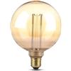 V-TAC Lampadina LED E27 4W G125 Ambrata 1800K