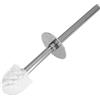 Yctze Set di Portaspazzole per WC per Pulizia Bagno in Acciaio Inossidabile Home Hotel Materiali Verdi Scopino per WC in Acciaio Inossidabile Set Verdi Supporto per Pulizia in Acciaio