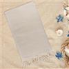 Lisola - Telo Mare Fouta in Puro Cotone, Tinta Unita, Ideale per Spiaggia, Mare e Piscina, 100 x 200 centimetri, Colore Avorio, Modello: HAMMAM