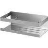 UUlioyer Mensola Doccia Senza Foratura, Acciaio Inox, Argento- 1 Pezzi | Impermeabile e Antiruggine, Porta Bagnoschiuma Shampoo da Doccia, Organizer Doccia