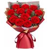 ADDWel Bouquet di Rosa Eterna e Bouquet di Fiori Eterno con 12 Rose Stabilizzate - Regalo Romantico per Donna Mamma Fidanzata o Moglie Compleanno Festa della Mamma San Valentino e Natale del mare