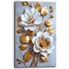 Printerland Quadri Moderni Soggiorno Verticale FIORI Quadro moderno FIORE da Parete grande XXL Stampa su tela Canvas Decorazione Murale muro Arredo Camera da letto Cucina (1, 40x70 cm, Canvas intelaiato)