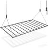 Natural Goods Berlin Stendibiancheria Swing salvaspazio, 56 x 110 cm, nero/da soffitto in acciaio resistente, stabile stendibiancheria da soffitto con design salvaspazio