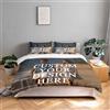 RoPox Set di biancheria da letto personalizzato, Personalizzabile con foto, testi, loghi e nomi, copripiumino e federe, 100% puro cotone, morbido e traspirante, Crea la tua biancheria da letto