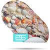 Brandsseller Inserto antiscivolo per vasca da bagno 70x36 cm - PVC con ventose, lavabile, antibatterico e antimuffa - base sicura per vasca - Disegno di Conchiglie